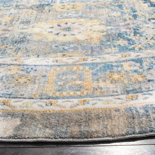 Safavieh Claremont CLR663C Blue/Gold Area Rug Detail