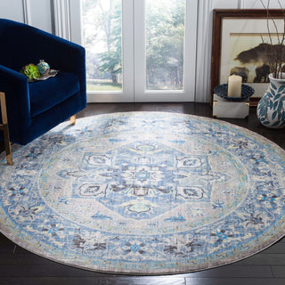 Safavieh Claremont CLR664 Blue / Light Grey Area Rug Room Scene Feature