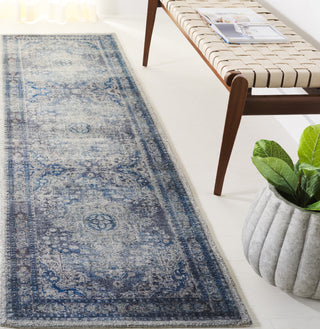 Safavieh Classic Vintage CLV806M Blue / Grey Area Rug Room Scene