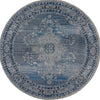 Safavieh Classic Vintage CLV806M Blue / Grey Area Rug Round