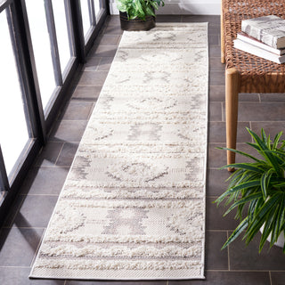 Safavieh Cottage COT206A Ivory / Light Grey Area Rug Room Scene Feature