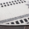Safavieh Cottage COT206B Ivory / Black Area Rug Detail