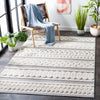 Safavieh Cottage COT208A Ivory / Grey Area Rug Room Scene Feature