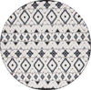 Safavieh Cottage COT210A Ivory / Dark Grey Area Rug Round