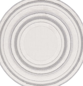 Safavieh Cottage COT214A Ivory / Grey Area Rug Round