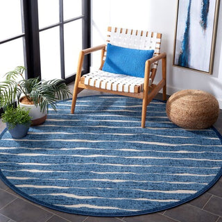 Safavieh Cottage COT947N Blue Area Rug Room Scene Feature