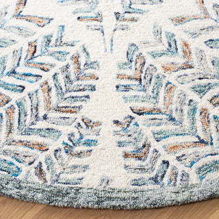 Safavieh Capri CPR208A Ivory / Blue Area Rug Detail