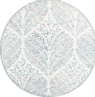 Safavieh Capri CPR208A Ivory / Blue Area Rug Round