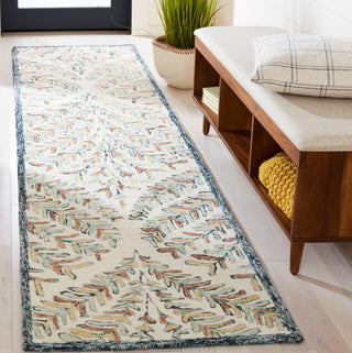 Safavieh Capri CPR208B Ivory / Green Area Rug Room Scene Feature