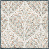 Safavieh Capri CPR208B Ivory / Green Area Rug Square