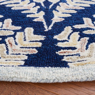 Safavieh Capri CPR208N Navy / Ivory Area Rug Detail
