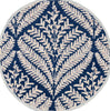 Safavieh Capri CPR208N Navy / Ivory Area Rug Round