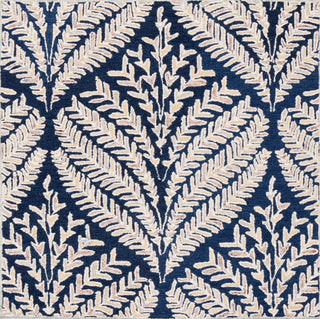 Safavieh Capri CPR208N Navy / Ivory Area Rug Square