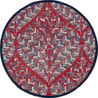 Safavieh Capri CPR208Q Red / Green Area Rug Round