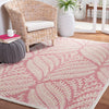 Safavieh Capri CPR208R Pink / Ivory Area Rug Room Scene Feature