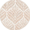 Safavieh Capri CPR208T Ivory / Brown Area Rug Round