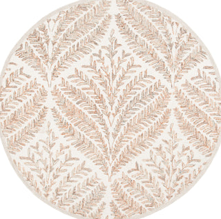 Safavieh Capri CPR208T Ivory / Brown Area Rug Round