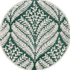 Safavieh Capri CPR208Y Dark Green / Ivory Area Rug Round