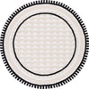 Safavieh Capri CPR707B Ivory / Beige Area Rug Round