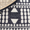 Safavieh Capri CPR709Z Black / Ivory Area Rug Detail