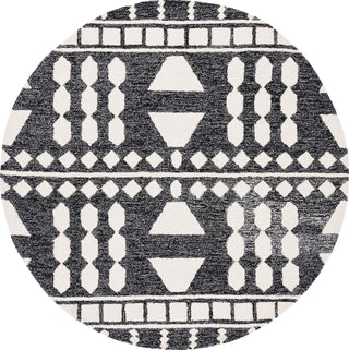Safavieh Capri CPR709Z Black / Ivory Area Rug Round