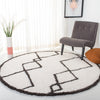 Safavieh Carmella Shag CRM224 Cream / Grey Area Rug