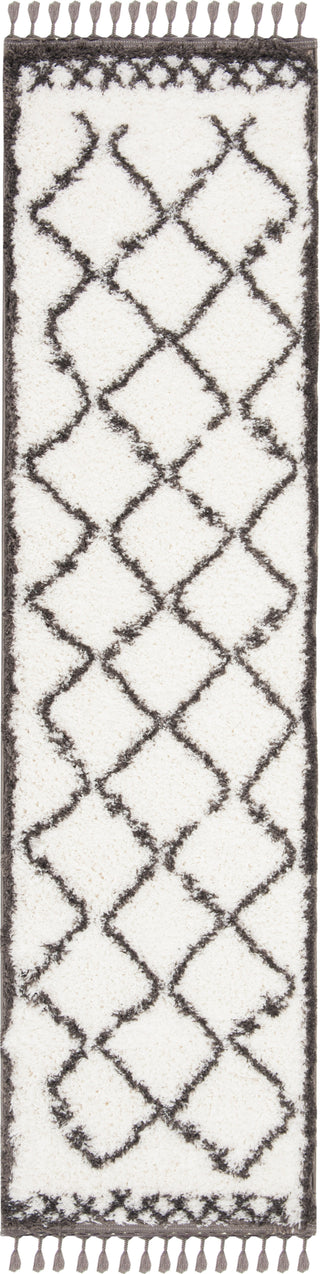 Safavieh Carmella Shag CRM228 Cream / Grey Area Rug