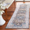 Safavieh Cornelia CRN211 Blue / Charcoal Area Rug Room Scene Feature