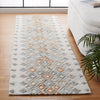 Safavieh Casablanca Shag CSB645A Ivory / Rust Area Rug Room Scene
