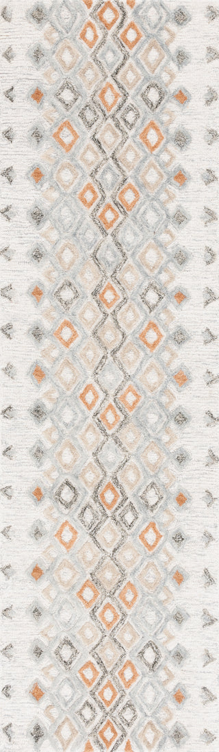 Safavieh Casablanca Shag CSB645A Ivory / Rust Area Rug Runner