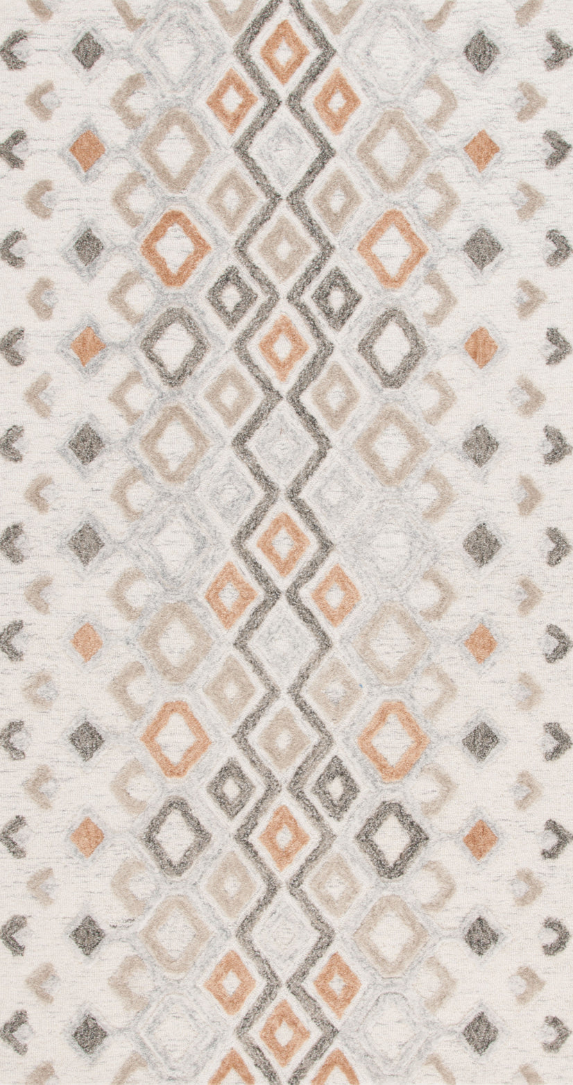 Safavieh Casablanca Shag CSB645A Ivory/Rust Area Rug