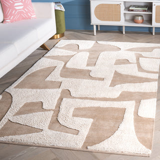 Safavieh Casablanca CSB790B Beige / Ivory Area Rug Room Scene Feature