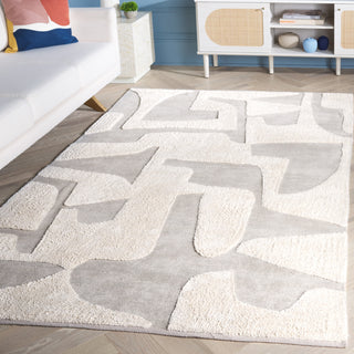 Safavieh Casablanca CSB790F Grey / Ivory Area Rug Room Scene Feature