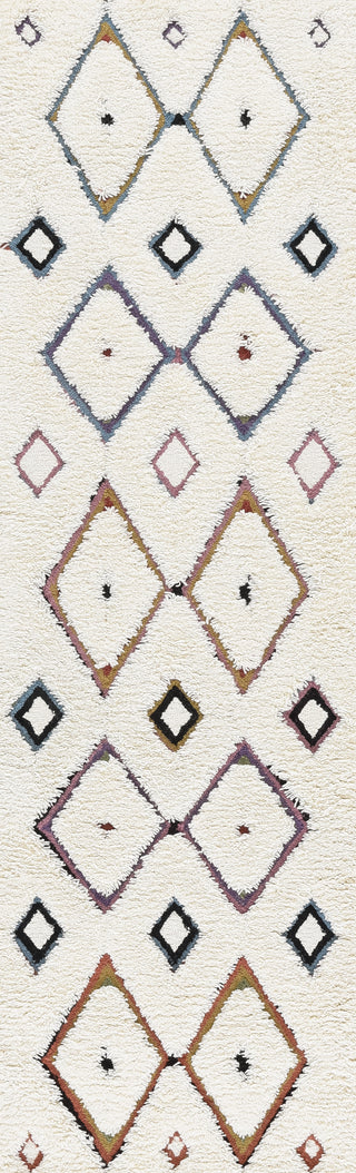Safavieh Casablanca CSB918A Ivory / Blue Area Rug Runner