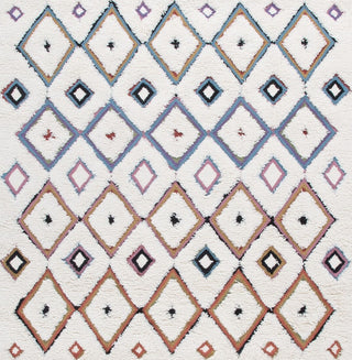 Safavieh Casablanca CSB918A Ivory / Blue Area Rug Square