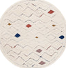 Safavieh Casablanca CSB919A Ivory / Rust Area Rug Round