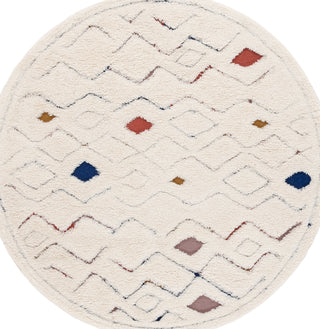 Safavieh Casablanca CSB919A Ivory / Rust Area Rug Round