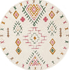 Safavieh Casablanca CSB920A Ivory / Pink Area Rug Round