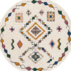 Safavieh Casablanca CSB921A Ivory / Green Area Rug Round