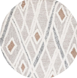 Safavieh Casablanca CSB975F Grey / Ivory Area Rug Round