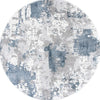Safavieh Century CTY339F Grey / Blue Area Rug Round