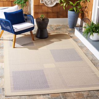 Safavieh Courtyard CY1928 Natural/Blue Area Rug Room Scene Feature