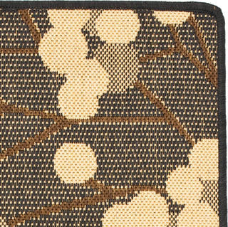Safavieh Courtyard CY4037D Black Natural / Brown Area Rug 