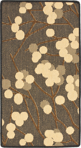 Safavieh Courtyard CY4037D Black Natural / Brown Area Rug 