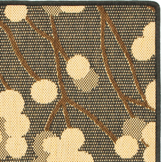 Safavieh Courtyard CY4037D Black Natural / Brown Area Rug 