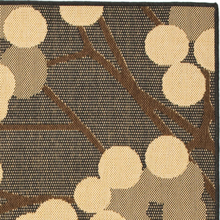 Safavieh Courtyard CY4037D Black Natural / Brown Area Rug 