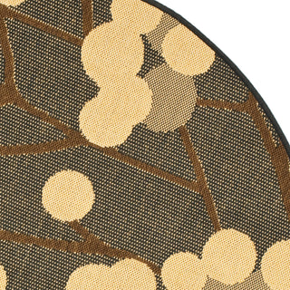 Safavieh Courtyard CY4037D Black Natural / Brown Area Rug 