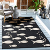 Safavieh Courtyard CY6012-256 Black / Beige Area Rug Room Scene