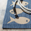 Safavieh Courtyard CY6013-233 Blue / Beige Area Rug Detail