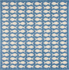 Safavieh Courtyard CY6013-233 Blue / Beige Area Rug Square